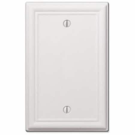 Westek Chelsea Steel Wall Plate, White - 1 Blank 101537